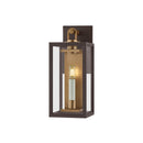 Troy Lighting - B6515-PBR/TBZ - One Light Wall Sconce - Arnold - Patina Brass/Textured Bronze