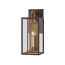 Troy Lighting - B6520-PBR/TBZ - One Light Wall Sconce - Arnold - Patina Brass/Textured Bronze