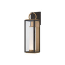 Troy Lighting - B6718-PBR/TBK - LED Wall Sconce - Gareth - Patina Brass/Textured Black