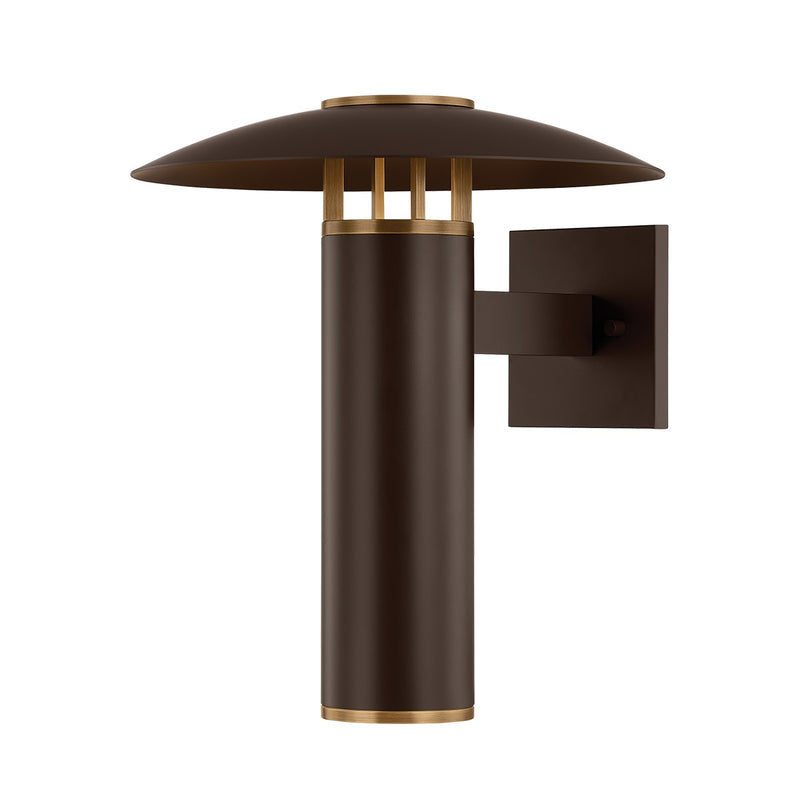 Troy Lighting - B7915-PBR/BRZ - One Light Wall Sconce - Birk - Patina Brass/Bronze