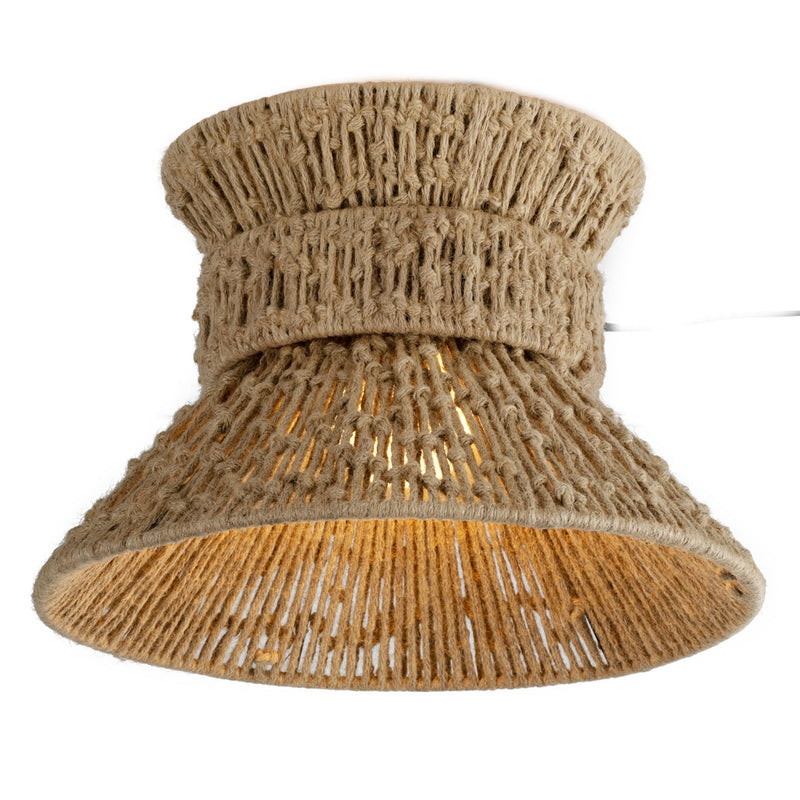 Troy Lighting - C4915-PBR - One Light Flush Mount - Raphael - Patina Brass