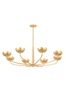 Troy Lighting - F2048-VGL - Eight Light Chandelier - Arcata - Vintage Gold Leaf