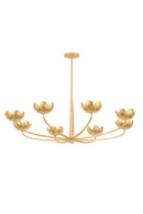 Troy Lighting - F2048-VGL - Eight Light Chandelier - Arcata - Vintage Gold Leaf