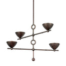 Troy Lighting - F2338-BPG - Four Light Chandelier - Vishal - Black Patina Gold