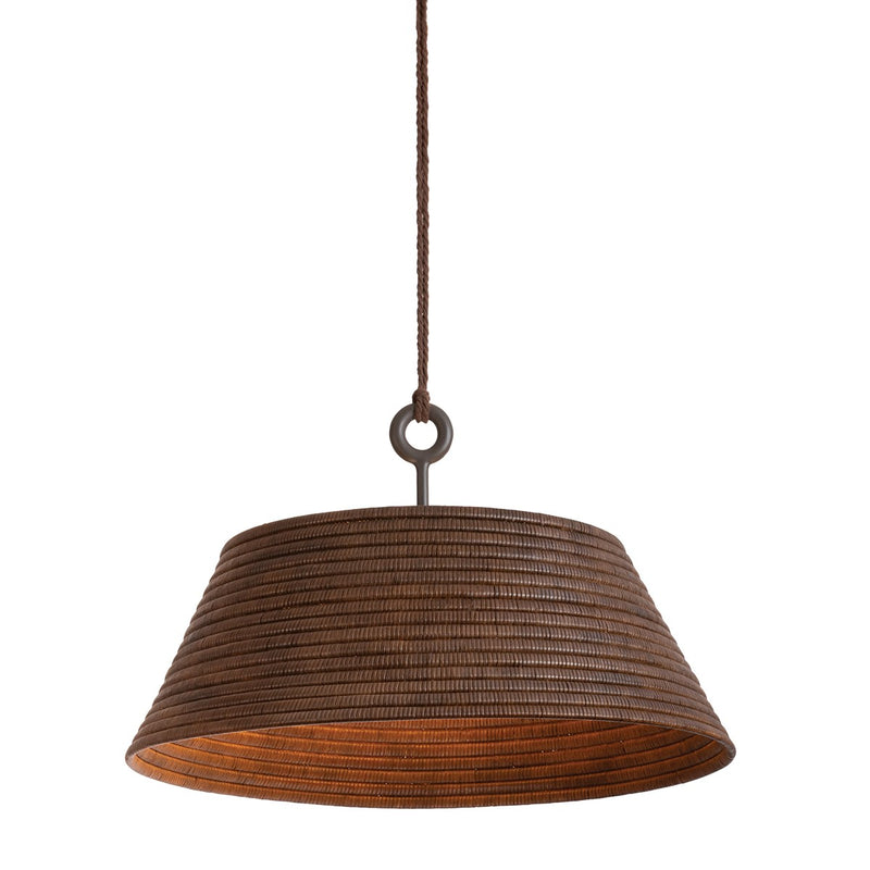 Troy Lighting - F2836-TBZH - One Light Pendant - Sequoia - Textured Bronze W/ Highlight