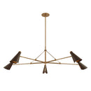 Troy Lighting - F4369-PBR/BRZ - Five Light Chandelier - Andersen - Patina Brass