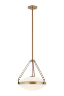 Troy Lighting - F4516-PBR - One Light Pendant - Kade - Patina Brass
