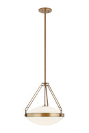 Troy Lighting - F4516-PBR - One Light Pendant - Kade - Patina Brass