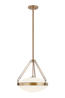 Troy Lighting - F4521-PBR - One Light Pendant - Kade - Patina Brass