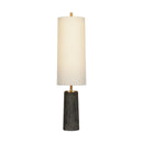 Troy Lighting - PFL1156-PBR/CDG - Three Light Floor Lamp - Thane - Patina Brass/Ceramic Meditation Grey