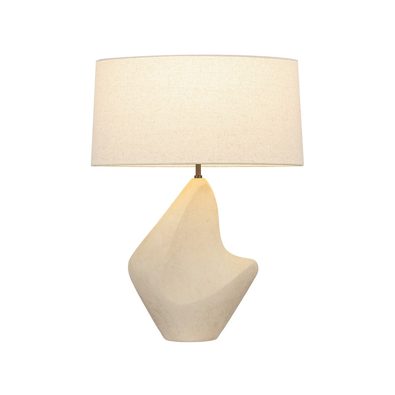 Troy Lighting - PTL3727-BRZ/CIB - One Light Table Lamp - Huntly - Bronze/Ceramic Ivory Breakstone