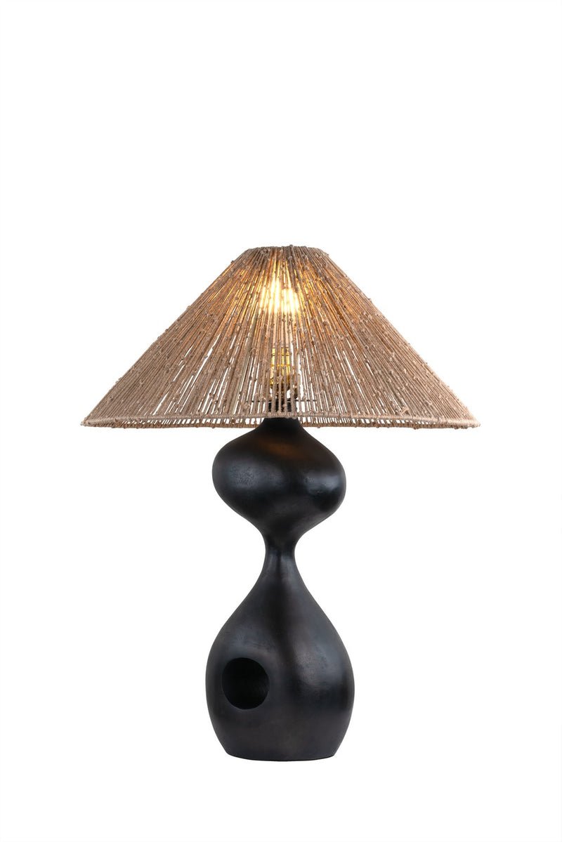 One Light Table Lamp<br /><span style="color:#4AB0CE;">Entrega: 4-10 dias en USA</span><br /><span style="color:#4AB0CE;font-size:60%;">PREGUNTE POR ENTREGA EN PANAMA</span><br />Collection: Rhu<br />Finish: Bronze