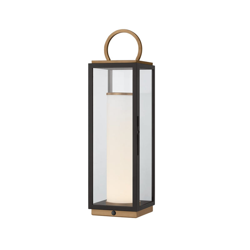 Troy Lighting - RTL6723-PBR/TBK - LED Table Lamp - Gareth - Patina Brass/Textured Black