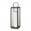 Troy Lighting - RTL6729-PBR/TBK - LED Table Lamp - Gareth - Patina Brass/Textured Black