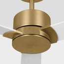 Visual Comfort Fan - 3RZR52BBS - 52" Ceiling Fan - Rozzen 52 - Burnished Brass
