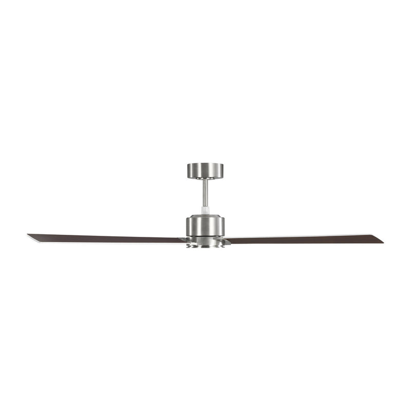 60" Ceiling Fan<br /><span style="color:#4AB0CE;">Entrega: 4-10 dias en USA</span><br /><span style="color:#4AB0CE;font-size:60%;">PREGUNTE POR ENTREGA EN PANAMA</span><br />Collection: Rozzen Smart 60<br />Finish: Brushed Steel