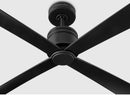 Visual Comfort Fan - 4LNCR72MBK - 72" Ceiling Fan - Launceton 72 - Midnight Black