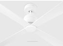 Visual Comfort Fan - 4LNCR72RZW - 72" Ceiling Fan - Launceton 72 - Matte White