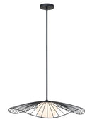One Light Pendant<br /><span style="color:#4AB0CE;">Entrega: 4-10 dias en USA</span><br /><span style="color:#4AB0CE;font-size:60%;">PREGUNTE POR ENTREGA EN PANAMA</span><br />Collection: Langley<br />Finish: Dark Matte Black