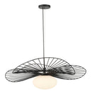 One Light Pendant<br /><span style="color:#4AB0CE;">Entrega: 4-10 dias en USA</span><br /><span style="color:#4AB0CE;font-size:60%;">PREGUNTE POR ENTREGA EN PANAMA</span><br />Collection: Langley<br />Finish: Dark Matte Black
