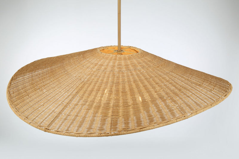 Three Light Pendant<br /><span style="color:#4AB0CE;">Entrega: 3-4 semanas en USA</span><br /><span style="color:#4AB0CE;font-size:60%;">PREGUNTE POR ENTREGA EN PANAMA</span><br />Collection: Nestor<br />Finish: Legacy Brass