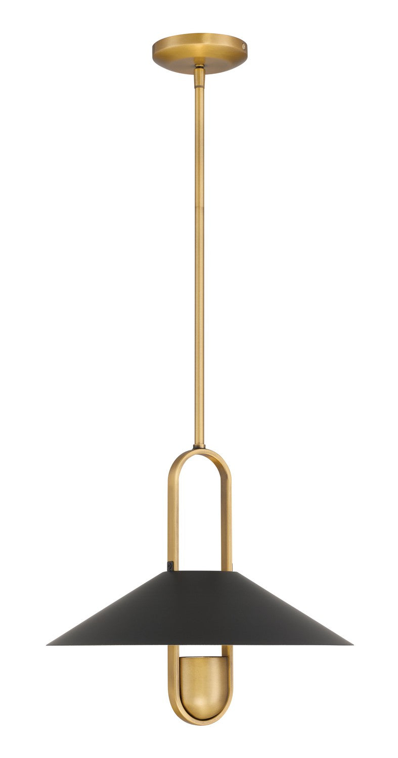 One Light Pendant<br /><span style="color:#4AB0CE;">Entrega: 4-10 dias en USA</span><br /><span style="color:#4AB0CE;font-size:60%;">PREGUNTE POR ENTREGA EN PANAMA</span><br />Collection: Goldenridge<br />Finish: Matte Black
