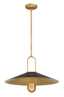 One Light Pendant<br /><span style="color:#4AB0CE;">Entrega: 4-10 dias en USA</span><br /><span style="color:#4AB0CE;font-size:60%;">PREGUNTE POR ENTREGA EN PANAMA</span><br />Collection: Goldenridge<br />Finish: Matte Black