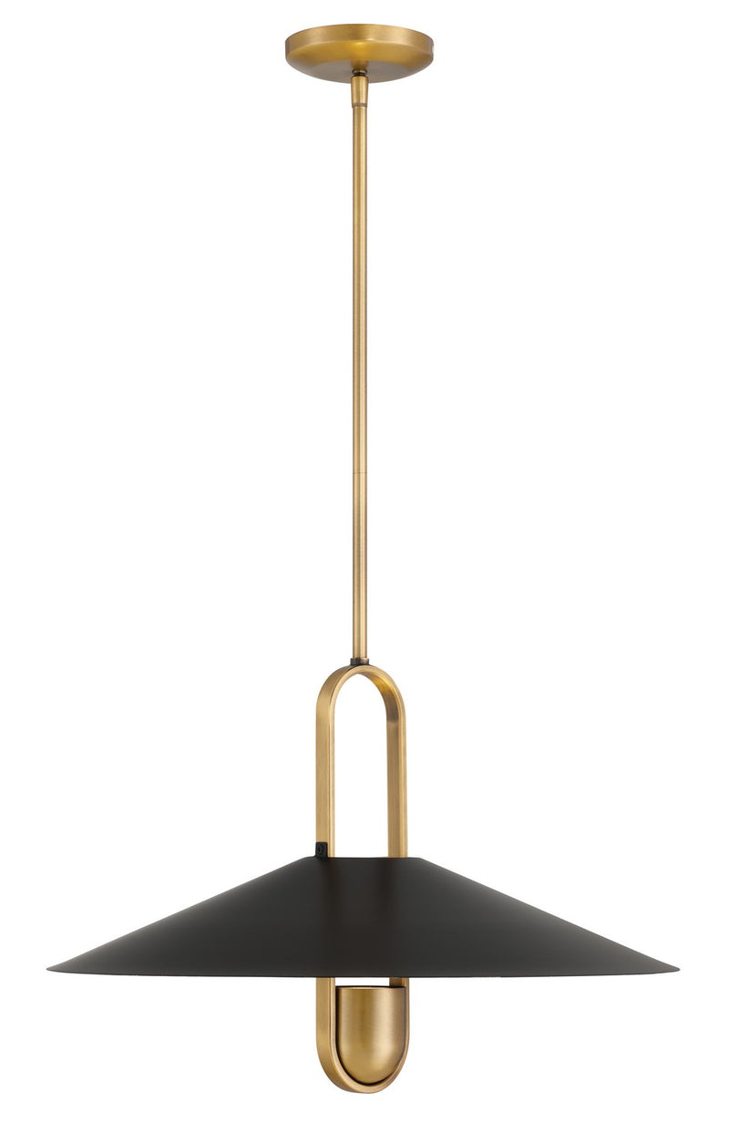 One Light Pendant<br /><span style="color:#4AB0CE;">Entrega: 4-10 dias en USA</span><br /><span style="color:#4AB0CE;font-size:60%;">PREGUNTE POR ENTREGA EN PANAMA</span><br />Collection: Goldenridge<br />Finish: Matte Black