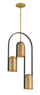 Three Light Pendant<br /><span style="color:#4AB0CE;">Entrega: 4-10 dias en USA</span><br /><span style="color:#4AB0CE;font-size:60%;">PREGUNTE POR ENTREGA EN PANAMA</span><br />Collection: Cane<br />Finish: Legacy Brass