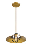 One Light Pendant<br /><span style="color:#4AB0CE;">Entrega: 4-10 dias en USA</span><br /><span style="color:#4AB0CE;font-size:60%;">PREGUNTE POR ENTREGA EN PANAMA</span><br />Collection: Newburie<br />Finish: Legacy Brass