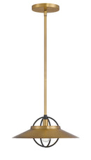 One Light Pendant<br /><span style="color:#4AB0CE;">Entrega: 4-10 dias en USA</span><br /><span style="color:#4AB0CE;font-size:60%;">PREGUNTE POR ENTREGA EN PANAMA</span><br />Collection: Newburie<br />Finish: Legacy Brass
