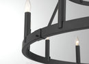 18 Light Chandelier<br /><span style="color:#4AB0CE;">Entrega: 2-3 semanas en USA</span><br /><span style="color:#4AB0CE;font-size:60%;">PREGUNTE POR ENTREGA EN PANAMA</span><br />Collection: Dutton<br />Finish: Coal Black