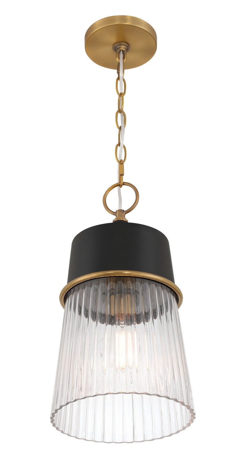 One Light Pendant<br /><span style="color:#4AB0CE;">Entrega: 21-22 semanas en USA</span><br /><span style="color:#4AB0CE;font-size:60%;">PREGUNTE POR ENTREGA EN PANAMA</span><br />Collection: Stamford<br />Finish: Dark Matte Black