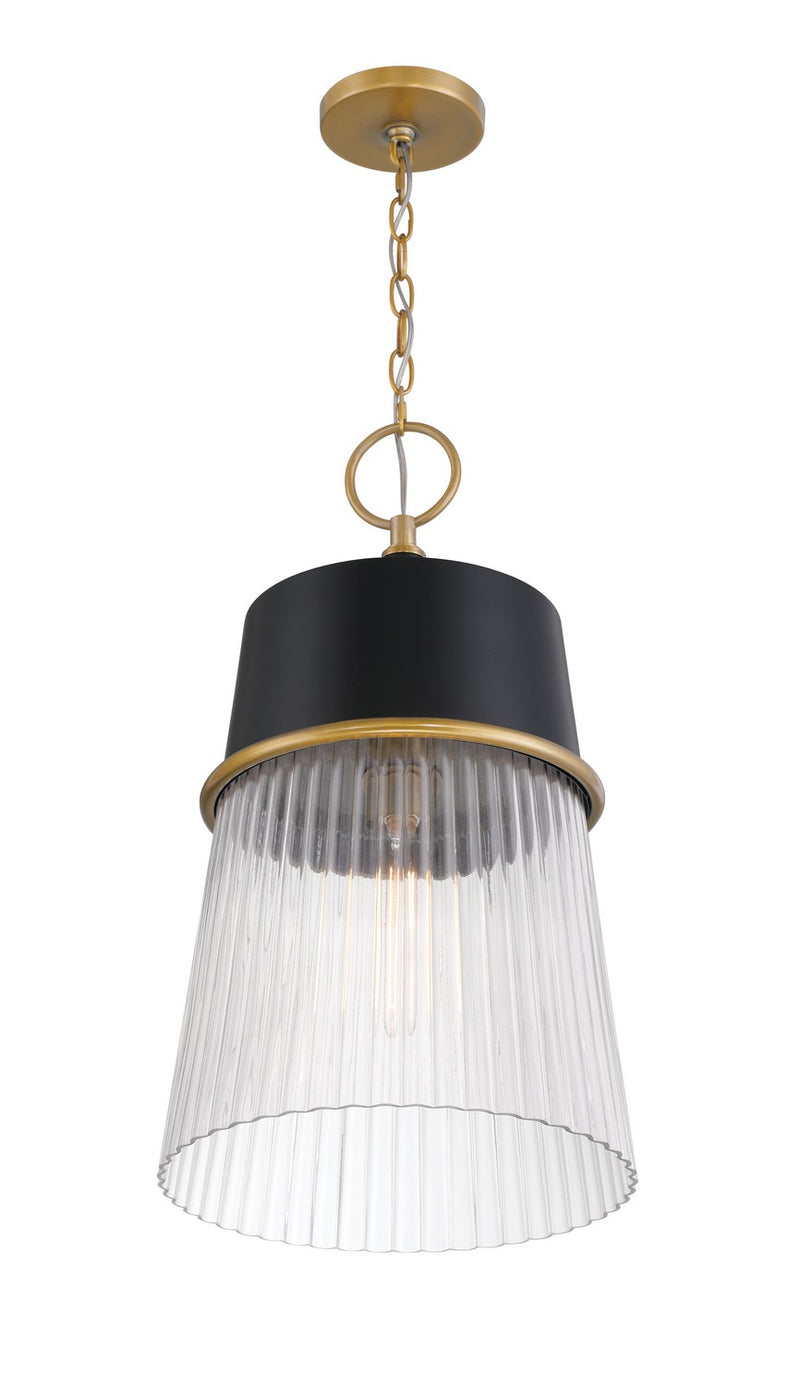 One Light Pendant<br /><span style="color:#4AB0CE;">Entrega: 4-10 dias en USA</span><br /><span style="color:#4AB0CE;font-size:60%;">PREGUNTE POR ENTREGA EN PANAMA</span><br />Collection: Stamford<br />Finish: Dark Matte Black