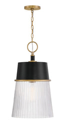 One Light Pendant<br /><span style="color:#4AB0CE;">Entrega: 4-10 dias en USA</span><br /><span style="color:#4AB0CE;font-size:60%;">PREGUNTE POR ENTREGA EN PANAMA</span><br />Collection: Stamford<br />Finish: Dark Matte Black