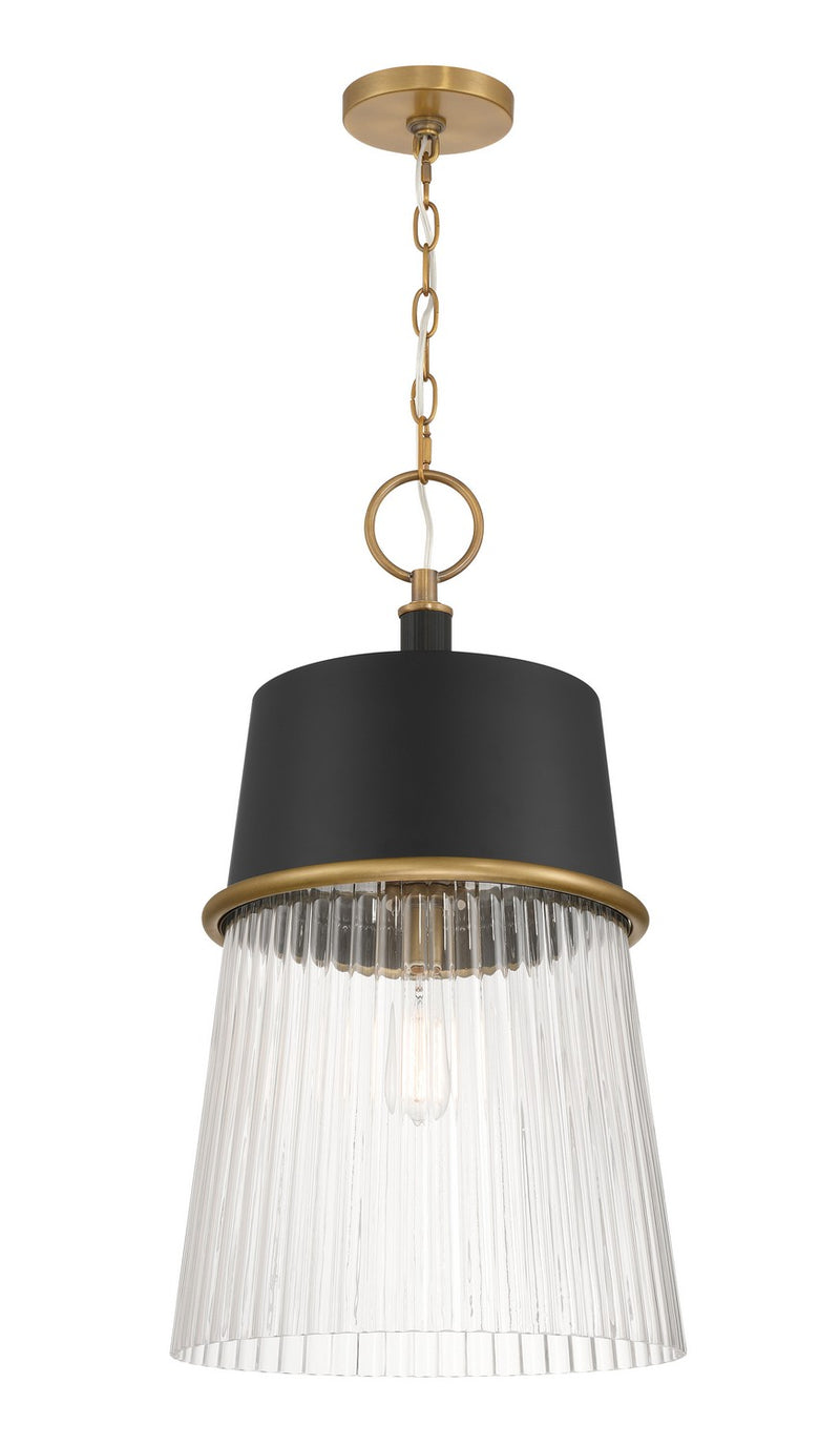 One Light Pendant<br /><span style="color:#4AB0CE;">Entrega: 4-10 dias en USA</span><br /><span style="color:#4AB0CE;font-size:60%;">PREGUNTE POR ENTREGA EN PANAMA</span><br />Collection: Stamford<br />Finish: Dark Matte Black