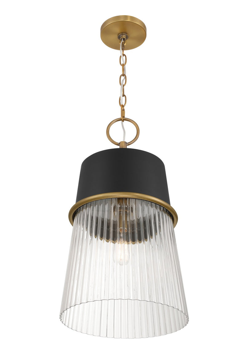One Light Pendant<br /><span style="color:#4AB0CE;">Entrega: 4-10 dias en USA</span><br /><span style="color:#4AB0CE;font-size:60%;">PREGUNTE POR ENTREGA EN PANAMA</span><br />Collection: Stamford<br />Finish: Dark Matte Black