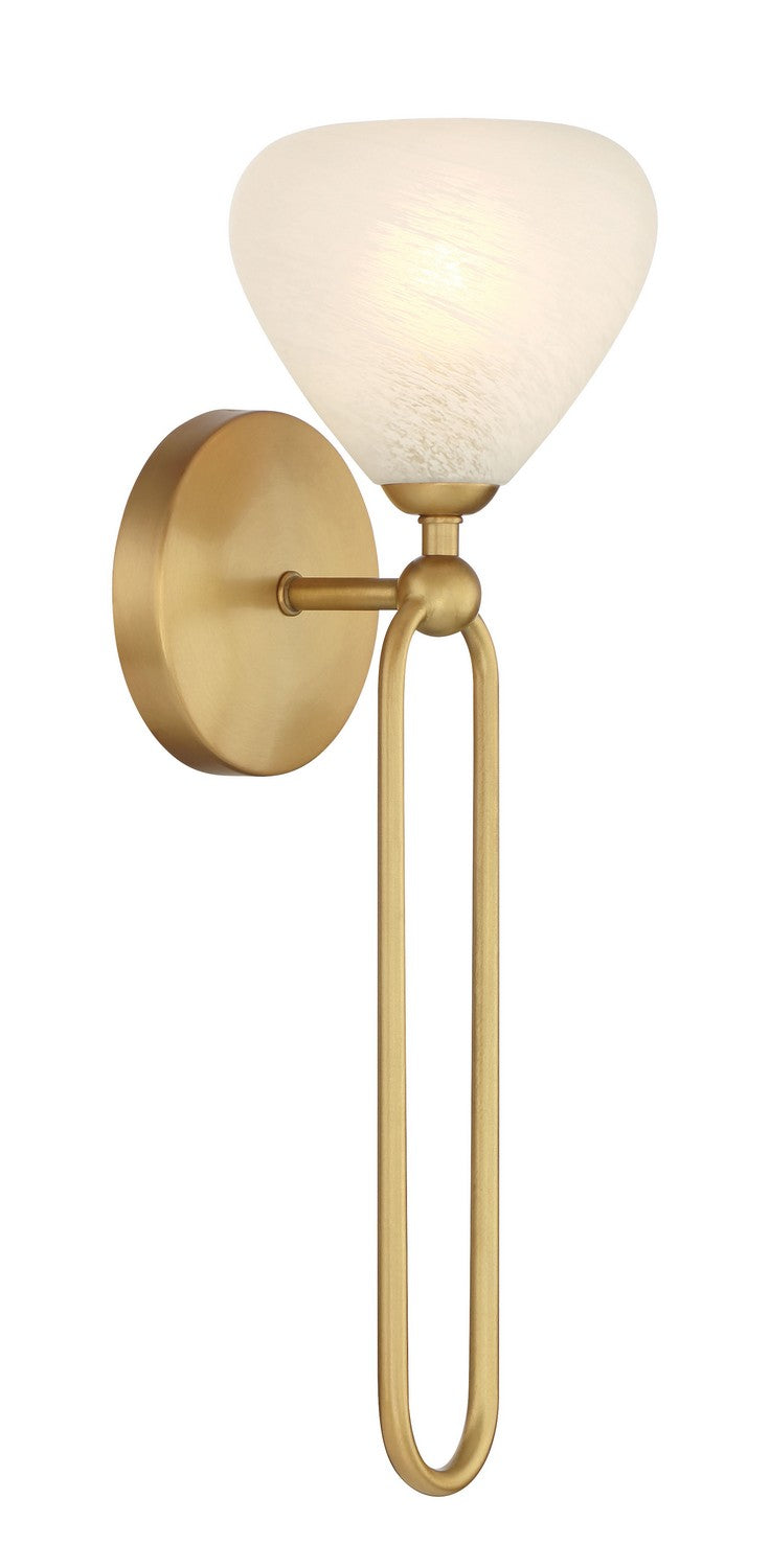 One Light Wall Sconce<br /><span style="color:#4AB0CE;">Entrega: 4-10 dias en USA</span><br /><span style="color:#4AB0CE;font-size:60%;">PREGUNTE POR ENTREGA EN PANAMA</span><br />Collection: Orion<br />Finish: Legacy Brass