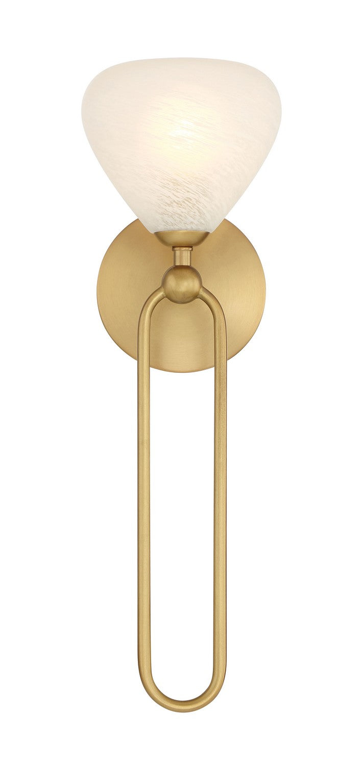 One Light Wall Sconce<br /><span style="color:#4AB0CE;">Entrega: 4-10 dias en USA</span><br /><span style="color:#4AB0CE;font-size:60%;">PREGUNTE POR ENTREGA EN PANAMA</span><br />Collection: Orion<br />Finish: Legacy Brass