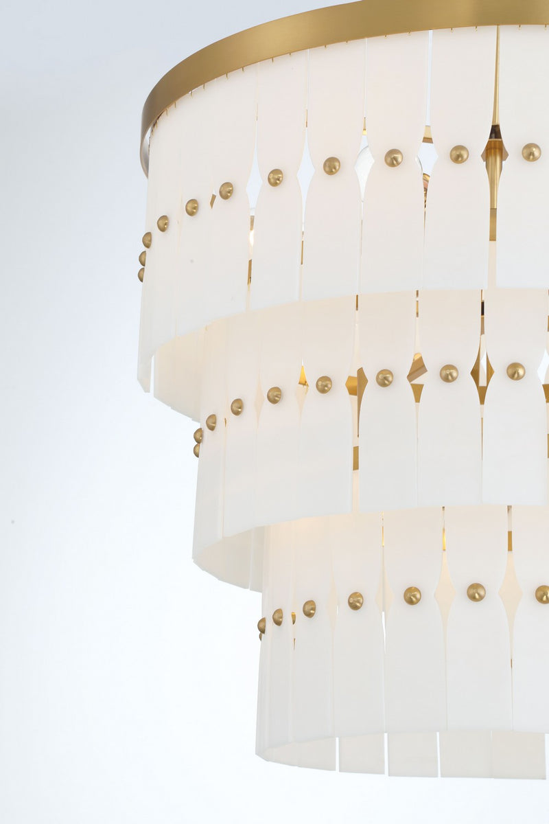 Nine Light Pendant<br /><span style="color:#4AB0CE;">Entrega: 4-10 dias en USA</span><br /><span style="color:#4AB0CE;font-size:60%;">PREGUNTE POR ENTREGA EN PANAMA</span><br />Collection: Coronelle<br />Finish: Legacy Brass