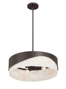 Four Light Pendant<br /><span style="color:#4AB0CE;">Entrega: 4-10 dias en USA</span><br /><span style="color:#4AB0CE;font-size:60%;">PREGUNTE POR ENTREGA EN PANAMA</span><br />Collection: Sway<br />Finish: Dark Bronze