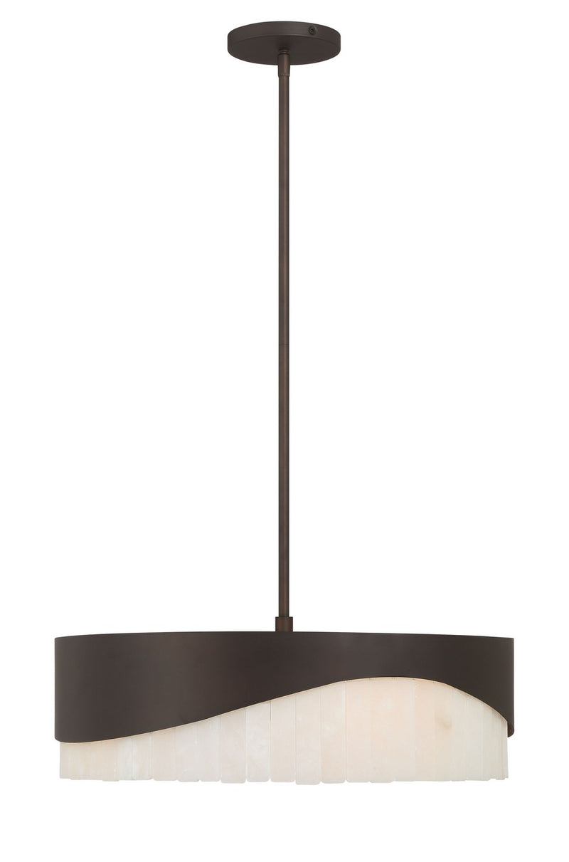 Four Light Pendant<br /><span style="color:#4AB0CE;">Entrega: 4-10 dias en USA</span><br /><span style="color:#4AB0CE;font-size:60%;">PREGUNTE POR ENTREGA EN PANAMA</span><br />Collection: Sway<br />Finish: Dark Bronze