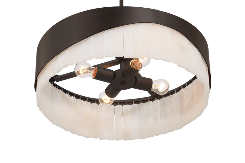 Four Light Pendant<br /><span style="color:#4AB0CE;">Entrega: 4-10 dias en USA</span><br /><span style="color:#4AB0CE;font-size:60%;">PREGUNTE POR ENTREGA EN PANAMA</span><br />Collection: Sway<br />Finish: Dark Bronze