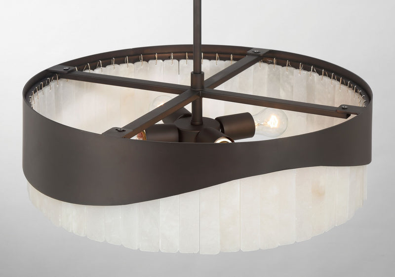 Four Light Pendant<br /><span style="color:#4AB0CE;">Entrega: 4-10 dias en USA</span><br /><span style="color:#4AB0CE;font-size:60%;">PREGUNTE POR ENTREGA EN PANAMA</span><br />Collection: Sway<br />Finish: Dark Bronze