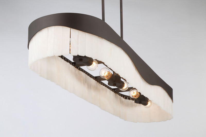 Six Light Island Pendant<br /><span style="color:#4AB0CE;">Entrega: 4-10 dias en USA</span><br /><span style="color:#4AB0CE;font-size:60%;">PREGUNTE POR ENTREGA EN PANAMA</span><br />Collection: Sway<br />Finish: Dark Bronze