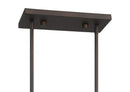 Minka-Lavery - 2096-860 - Six Light Island Pendant - Sway - Dark Bronze