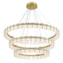 LED Chandelier<br /><span style="color:#4AB0CE;">Entrega: 4-10 dias en USA</span><br /><span style="color:#4AB0CE;font-size:60%;">PREGUNTE POR ENTREGA EN PANAMA</span><br />Collection: Sevryn<br />Finish: Soft Brass