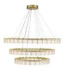 LED Chandelier<br /><span style="color:#4AB0CE;">Entrega: 4-10 dias en USA</span><br /><span style="color:#4AB0CE;font-size:60%;">PREGUNTE POR ENTREGA EN PANAMA</span><br />Collection: Sevryn<br />Finish: Soft Brass