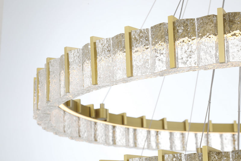 LED Chandelier<br /><span style="color:#4AB0CE;">Entrega: 4-10 dias en USA</span><br /><span style="color:#4AB0CE;font-size:60%;">PREGUNTE POR ENTREGA EN PANAMA</span><br />Collection: Sevryn<br />Finish: Soft Brass