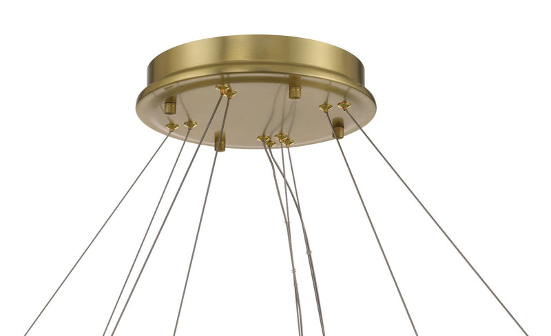 LED Chandelier<br /><span style="color:#4AB0CE;">Entrega: 4-5 semanas en USA</span><br /><span style="color:#4AB0CE;font-size:60%;">PREGUNTE POR ENTREGA EN PANAMA</span><br />Collection: Sevryn<br />Finish: Soft Brass